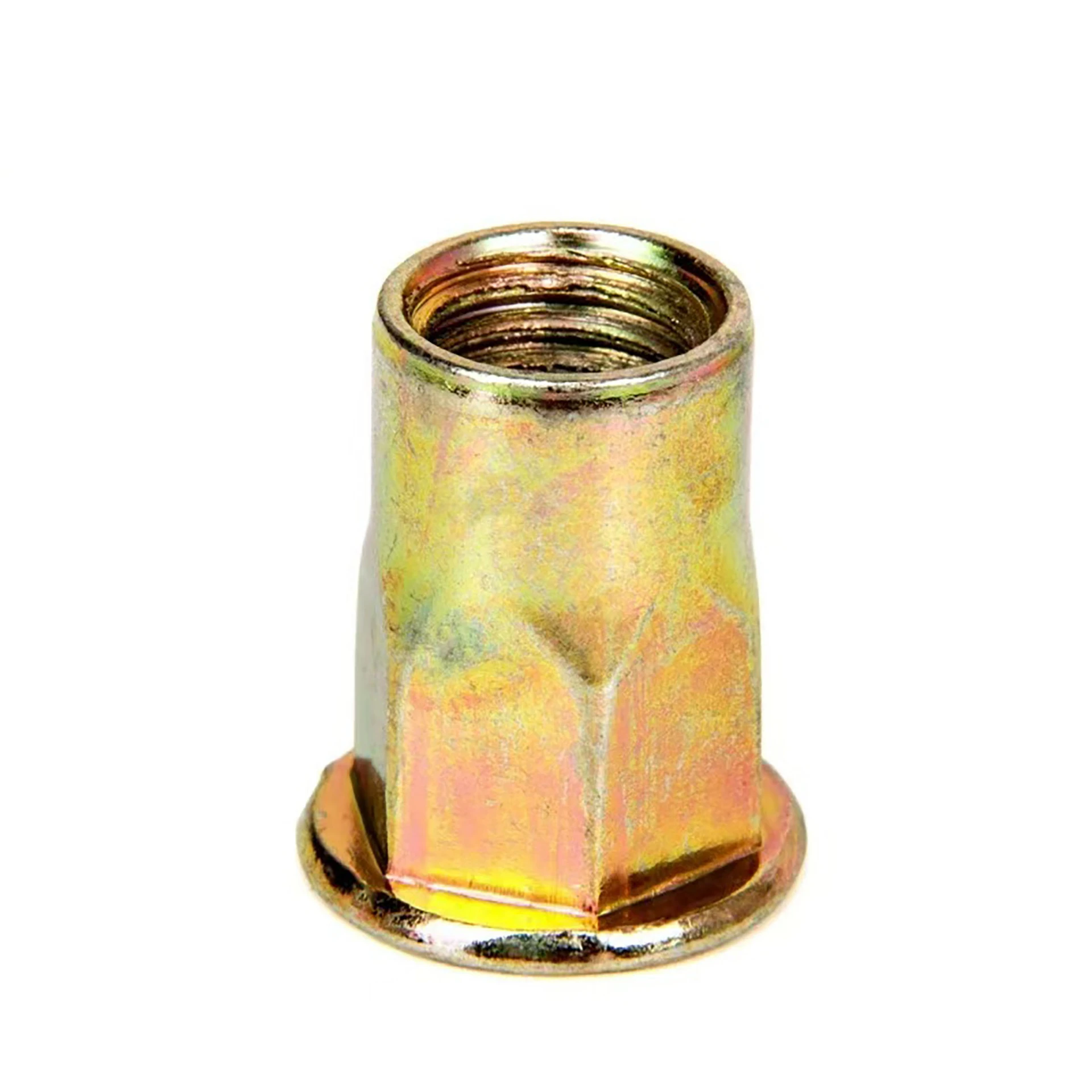 Flat Head Half-Hex Rivet Nut |  No Welding Required  | OEM Manufacturing Service |