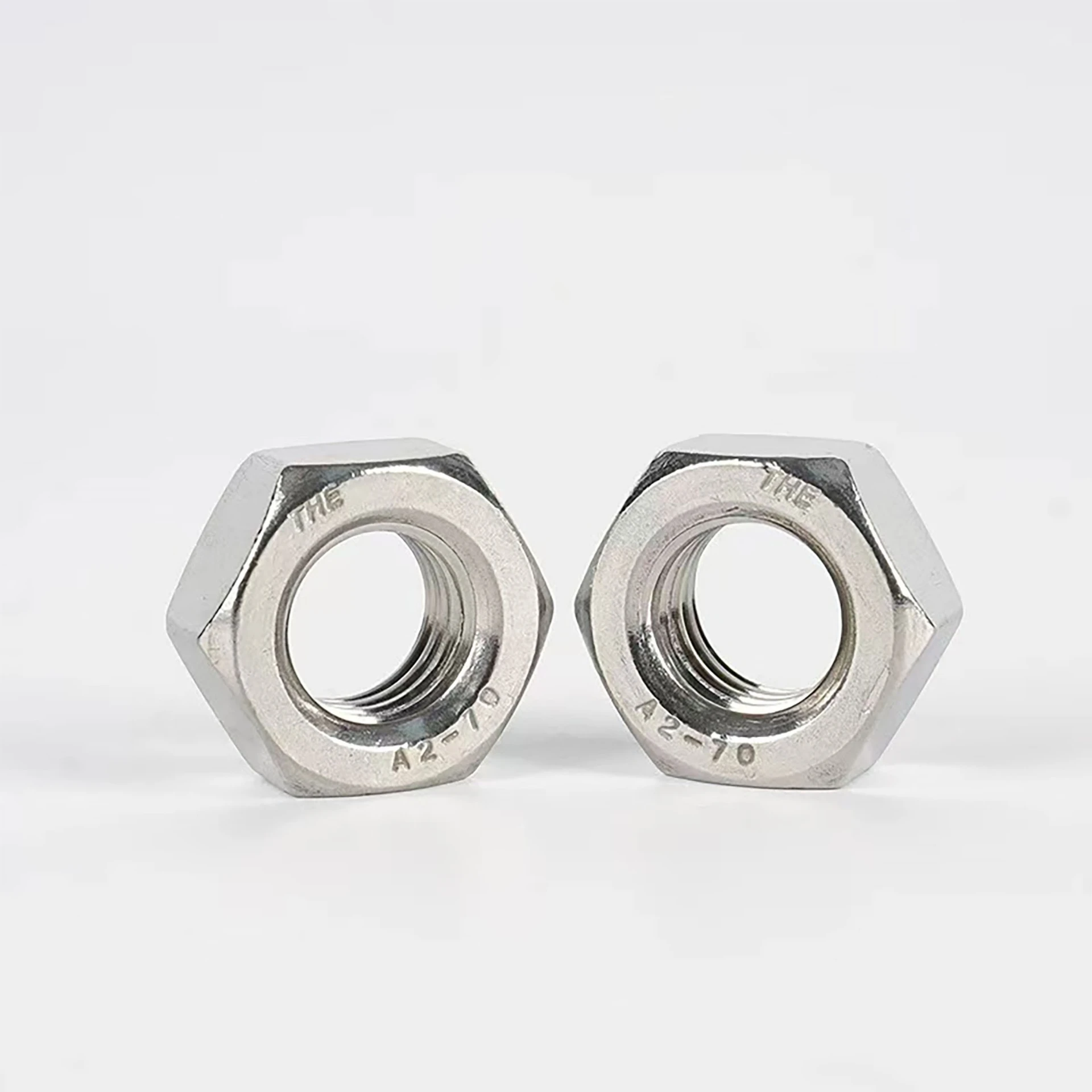 Stainless Steel 304 Hex Nuts DIN934 A2-70 Grade (ISO4032)
