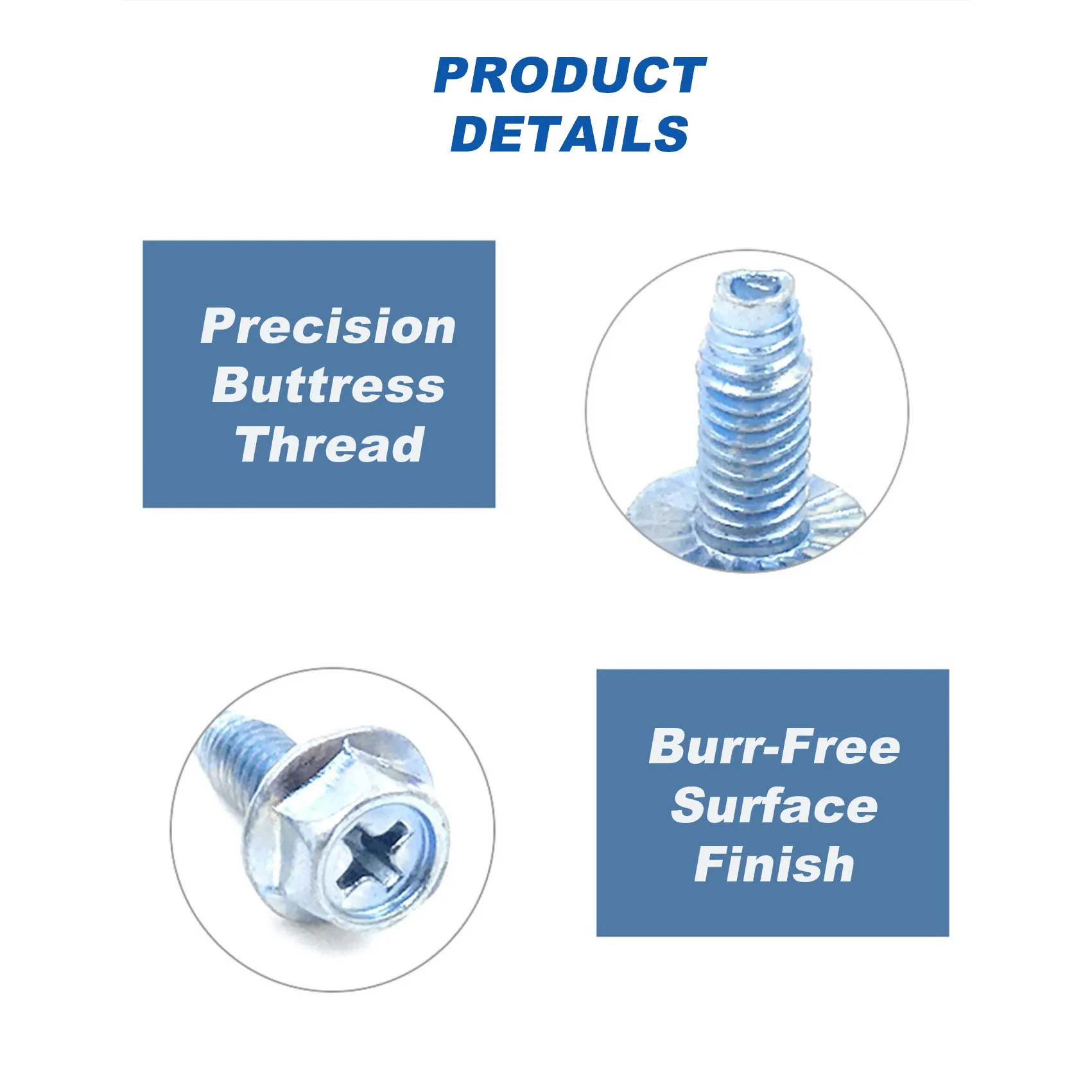 Phillips Flange Head Trilobular Screw