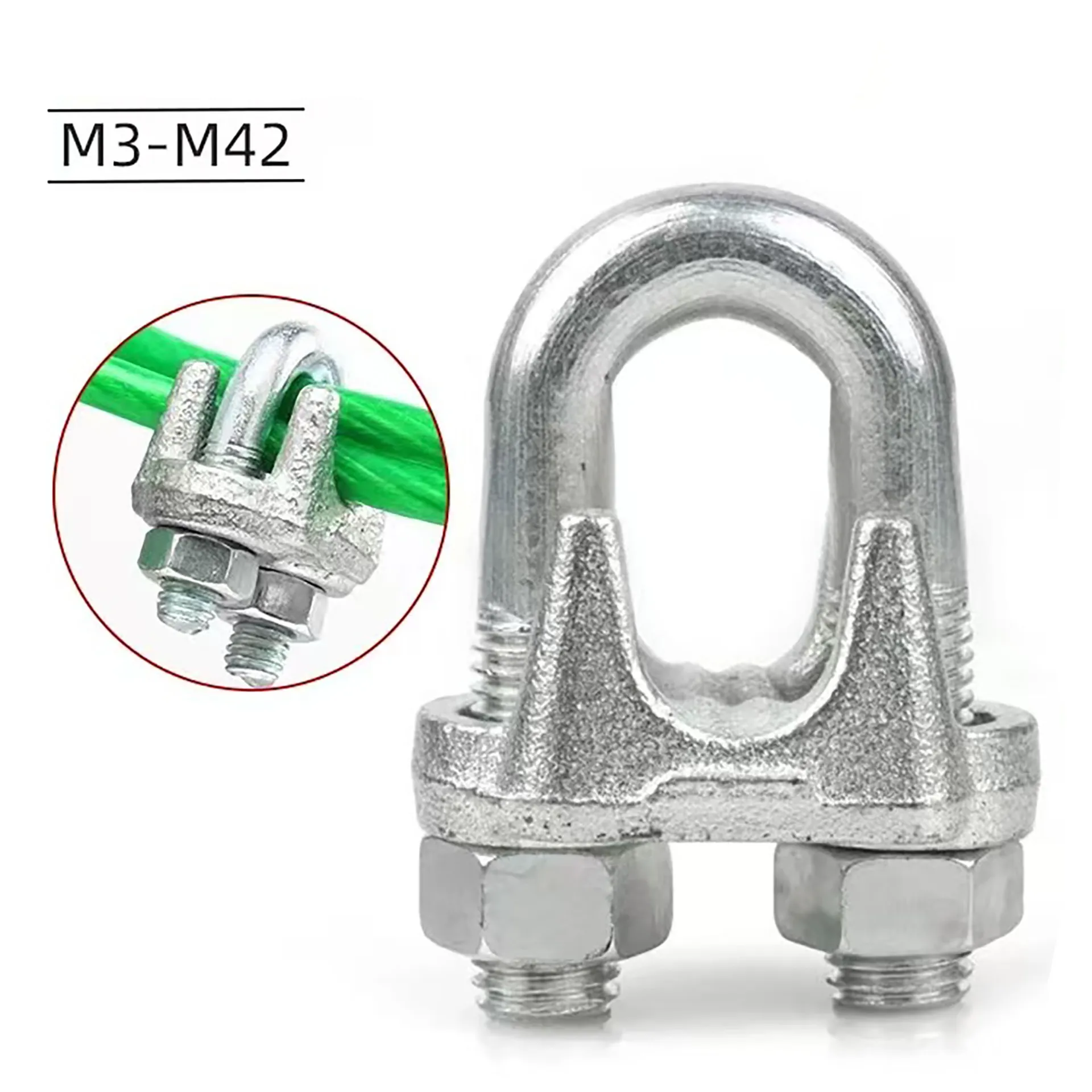 Wire Rope Clips Galvanized |  Heavy Duty Cable Clips