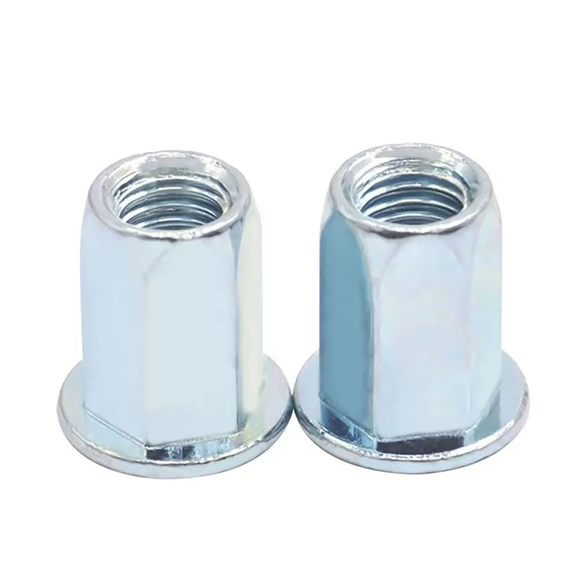 Full Hex Rivet Nuts | Anti-Spin Design | Carbon/Stainless Steel | Bulk Pricing