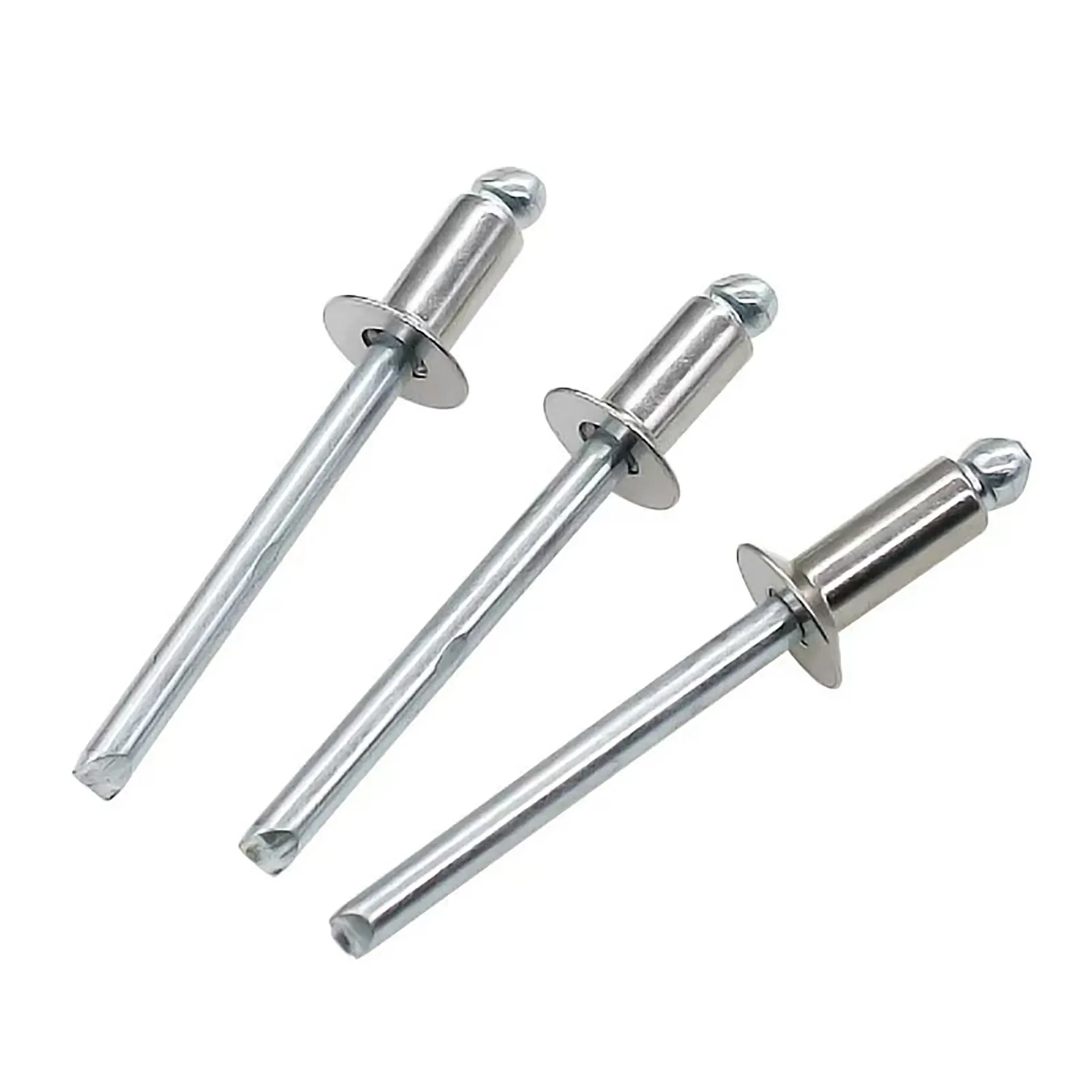 Countersunk Head Open End Blind Rivets - Aluminum Steel Body | for Sheet Metal Fabrication