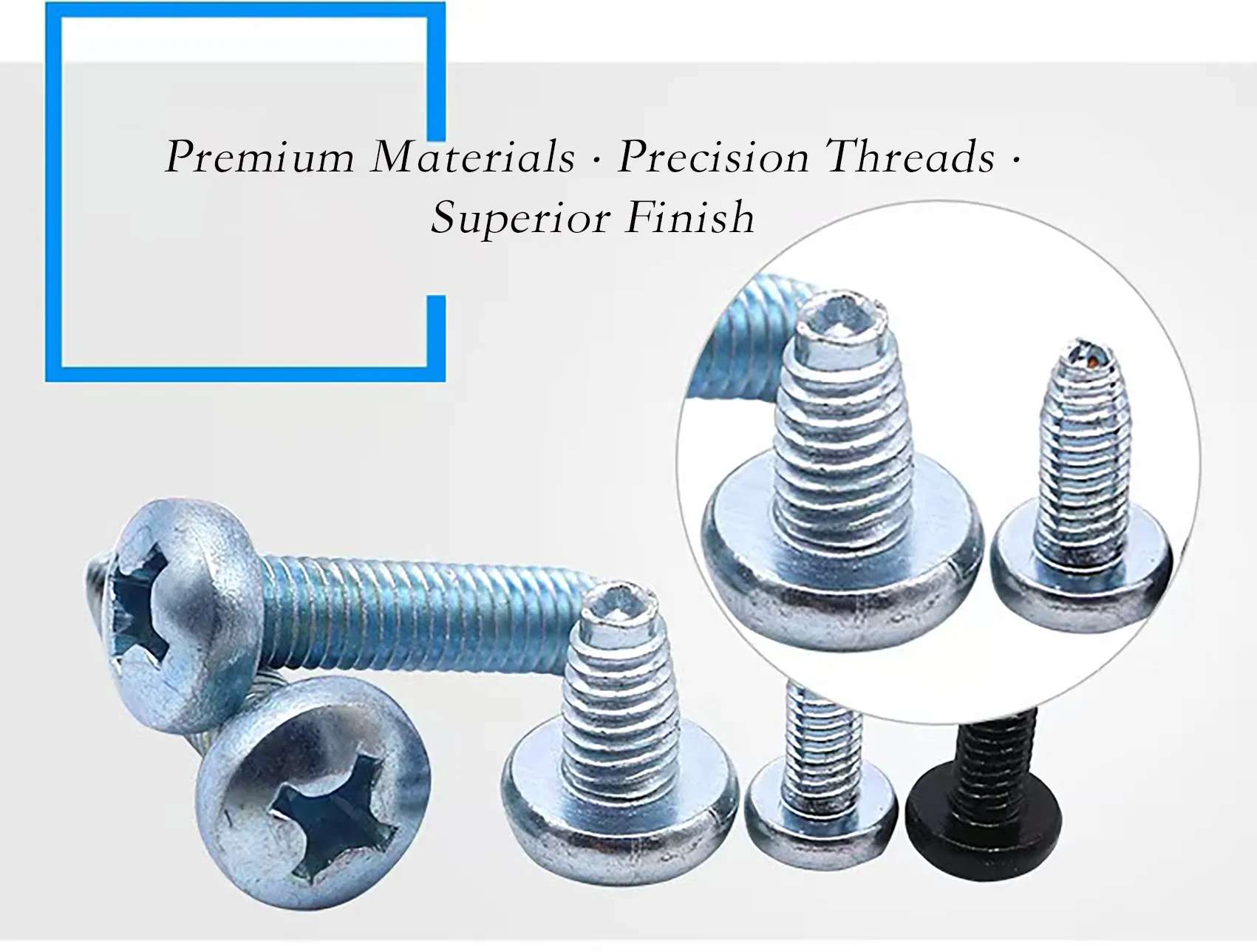 Philips Pan Head Tri-Lobular Thread Screw | Steel Zinc