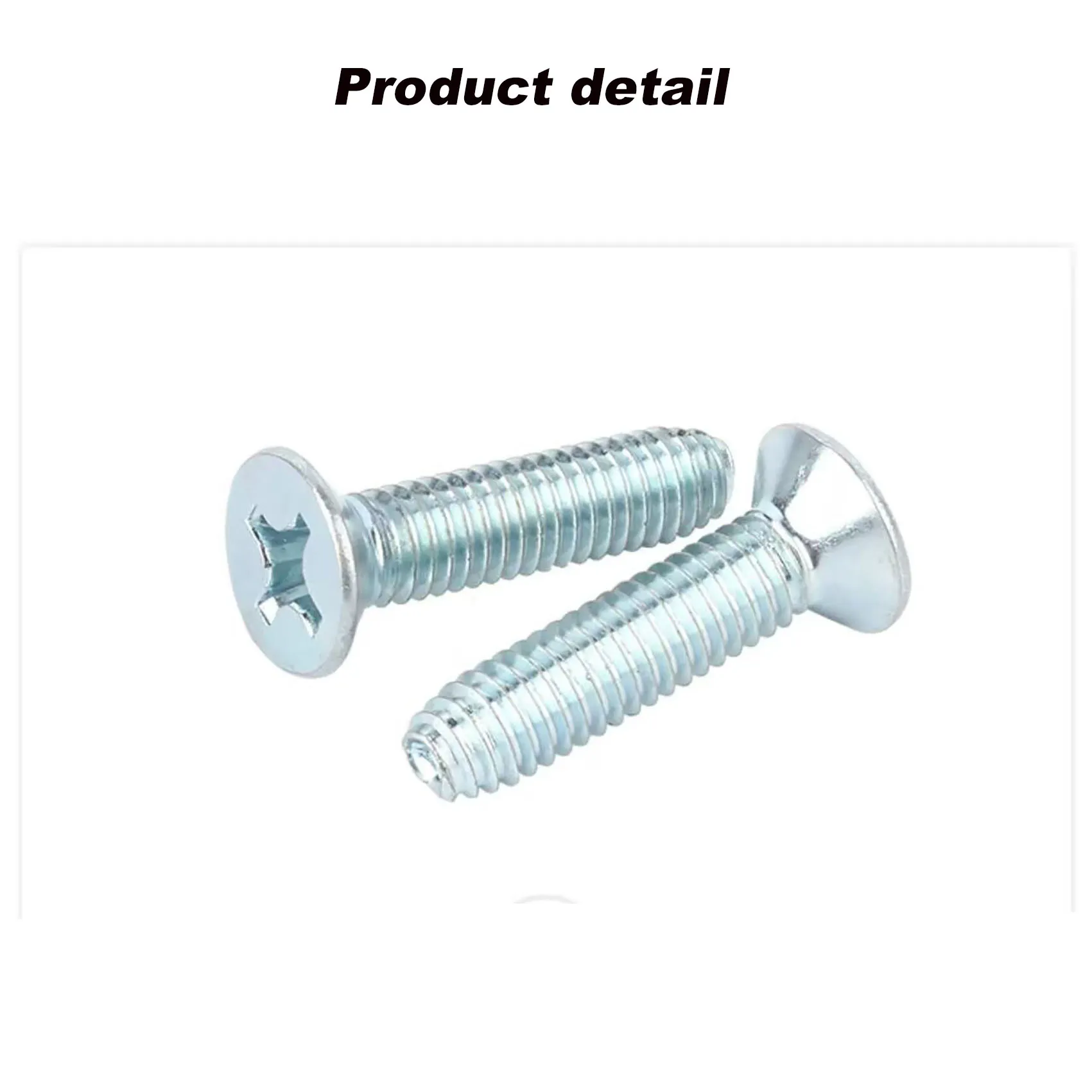 Countersunk Phillips Tri-Lobular Screw | Self-Tapping | Zinc