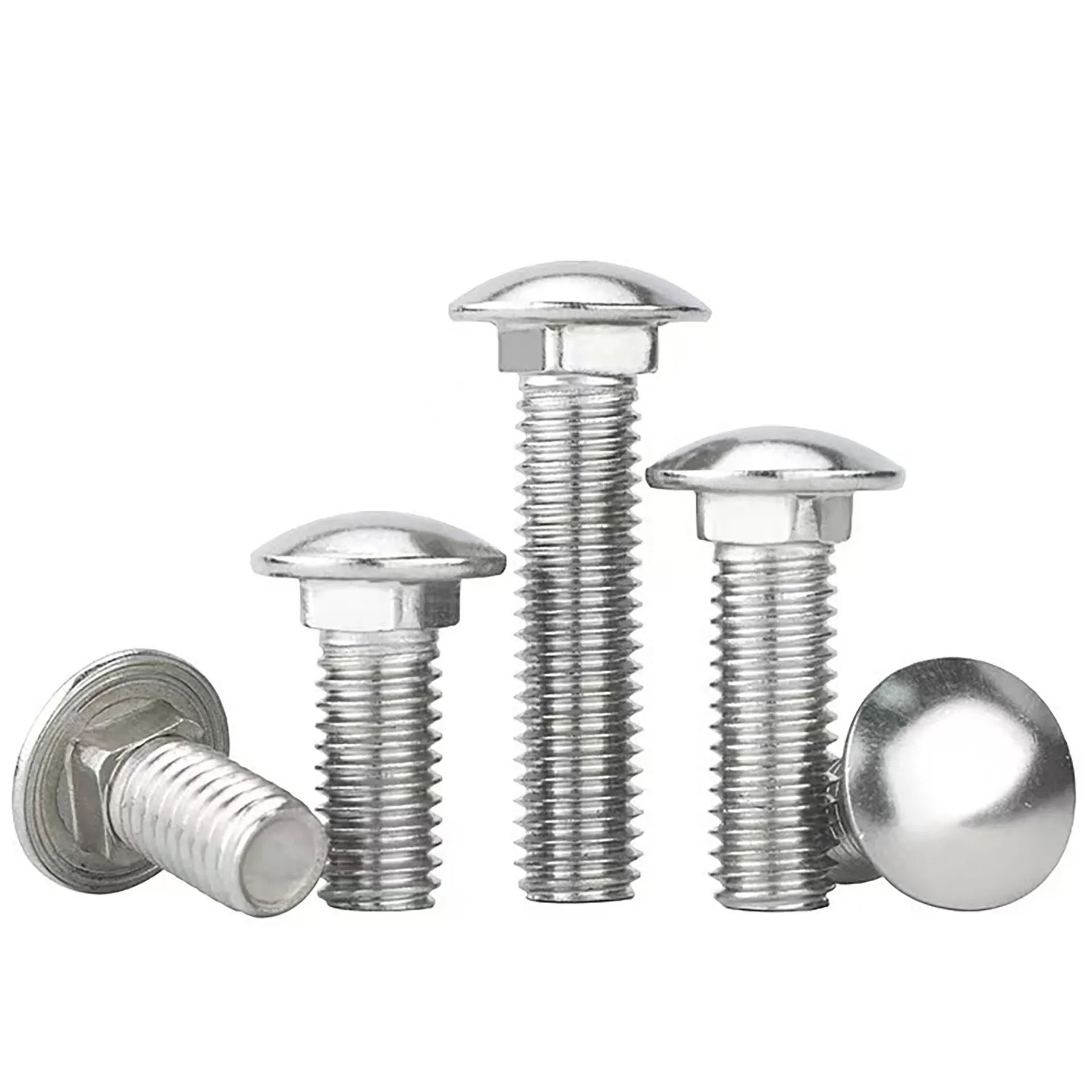 Stainless Steel 304 Carriage Bolt With Square Neck | GB/T12-1976  DIN 603 Standard  Carriage Bolts