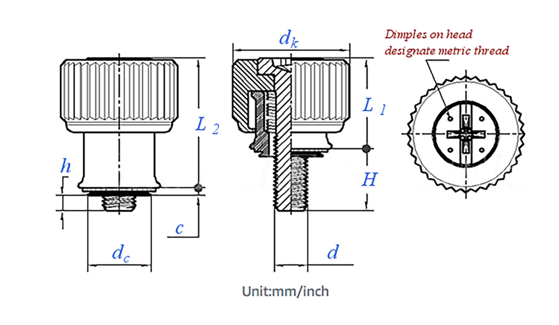Captive Screw | Stainless Steel Thumb Screw for Server Rack Panel