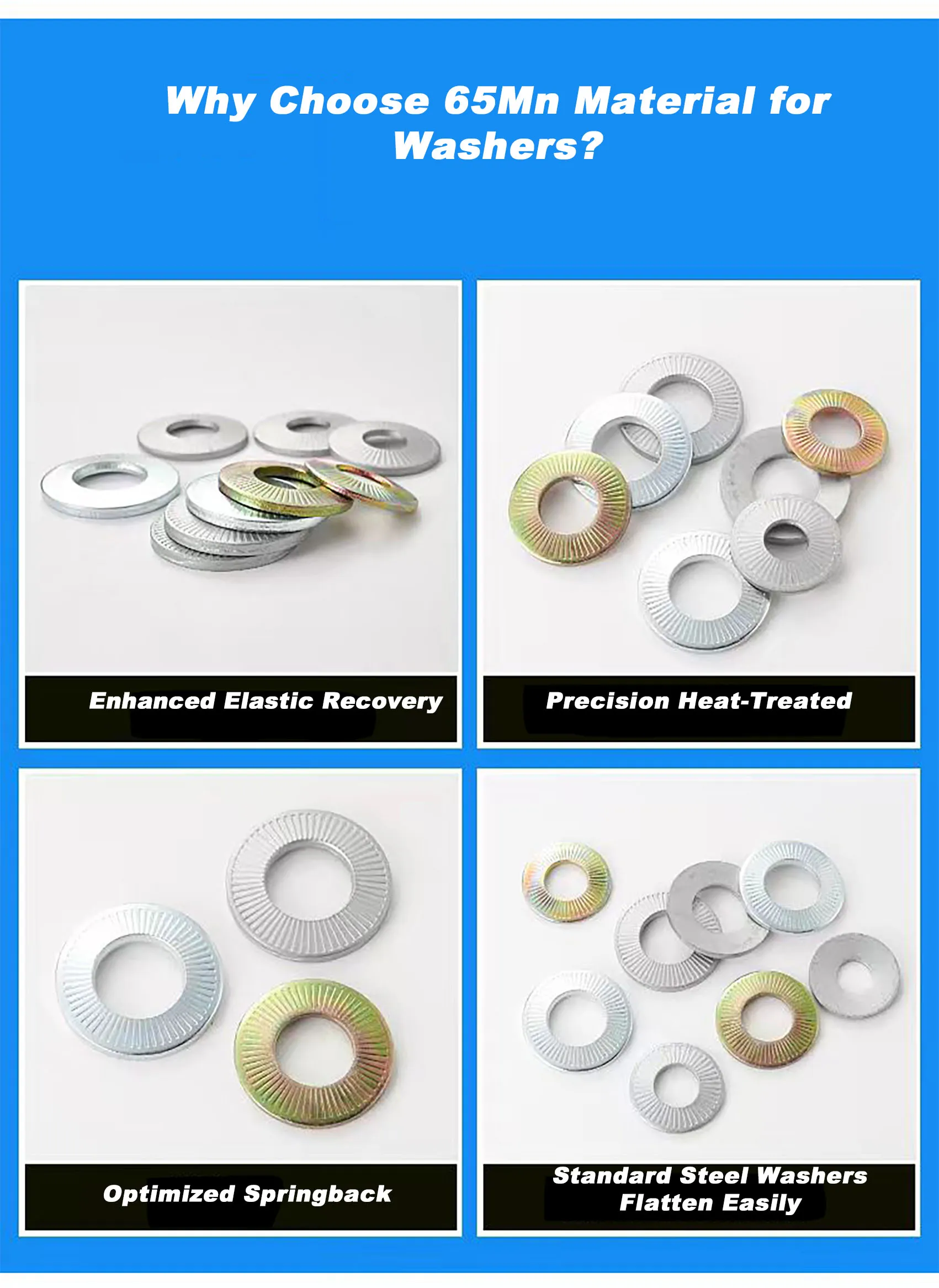 Conical Knurled Spring Washer - Anti-Vibration & Corrosion Resistance | Hebei A&Z Conical Knurled Spring Washer - Anti-Vibration & Corrosion Resistance | Hebei A&Z