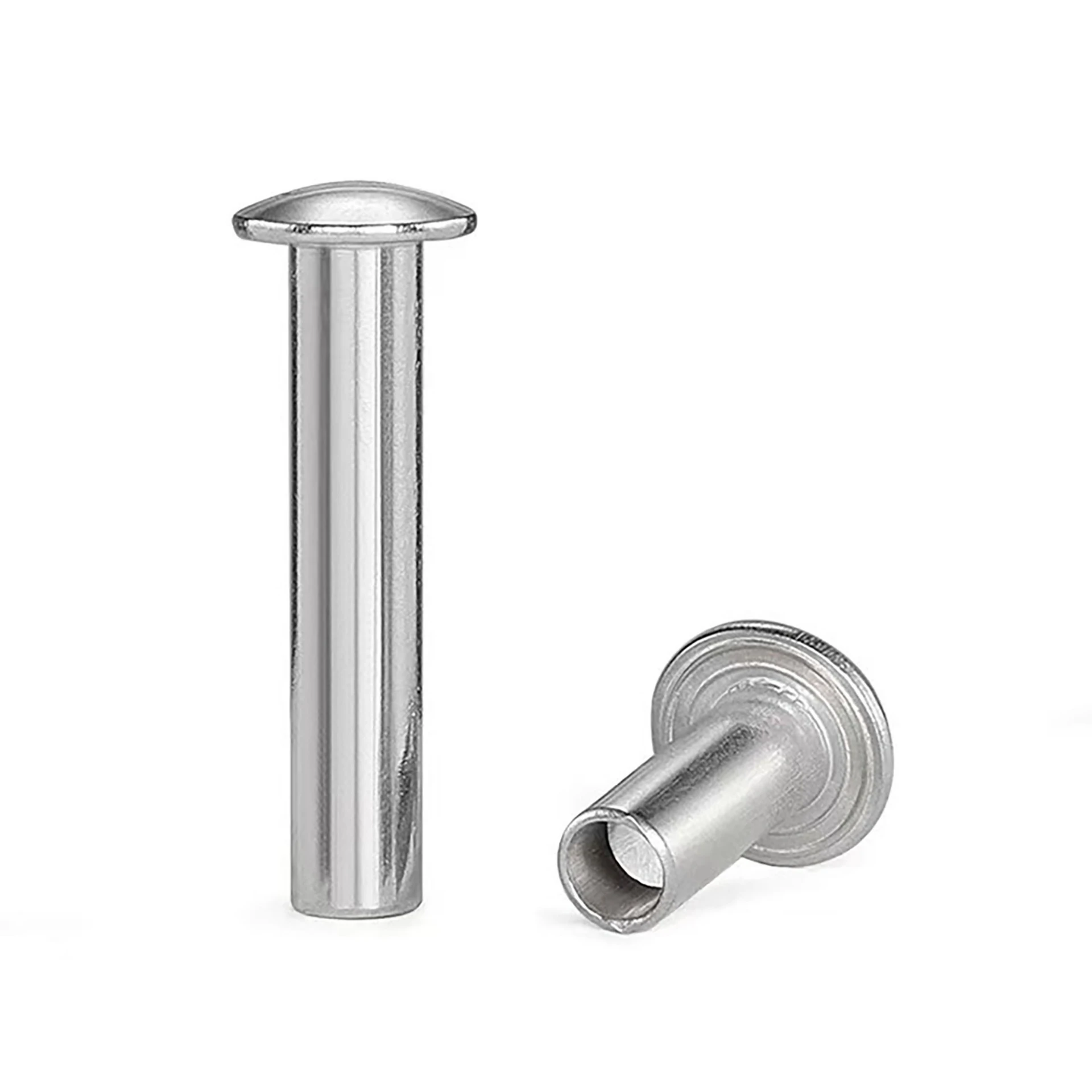 Flat Head Semi-Tubular Rivets | Stainless Steel 304 | GB873  |  Wholesale Price