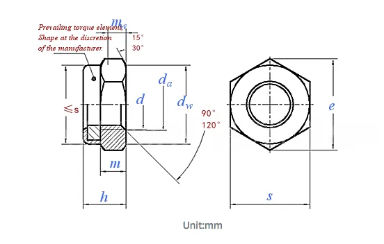 DIN 985 Stainless Steel Lock Nut | Self-Locking Nylon Insert Nut