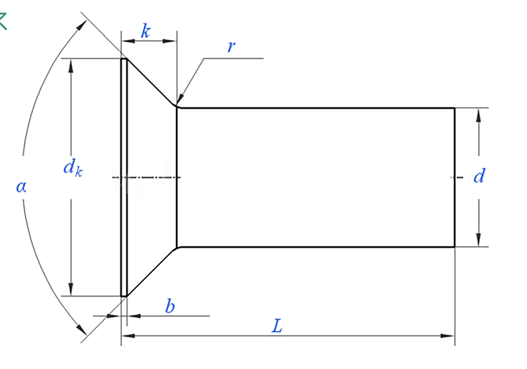 GB/T 869 Countersunk Head Rivets -  | Steel | Aluminum
