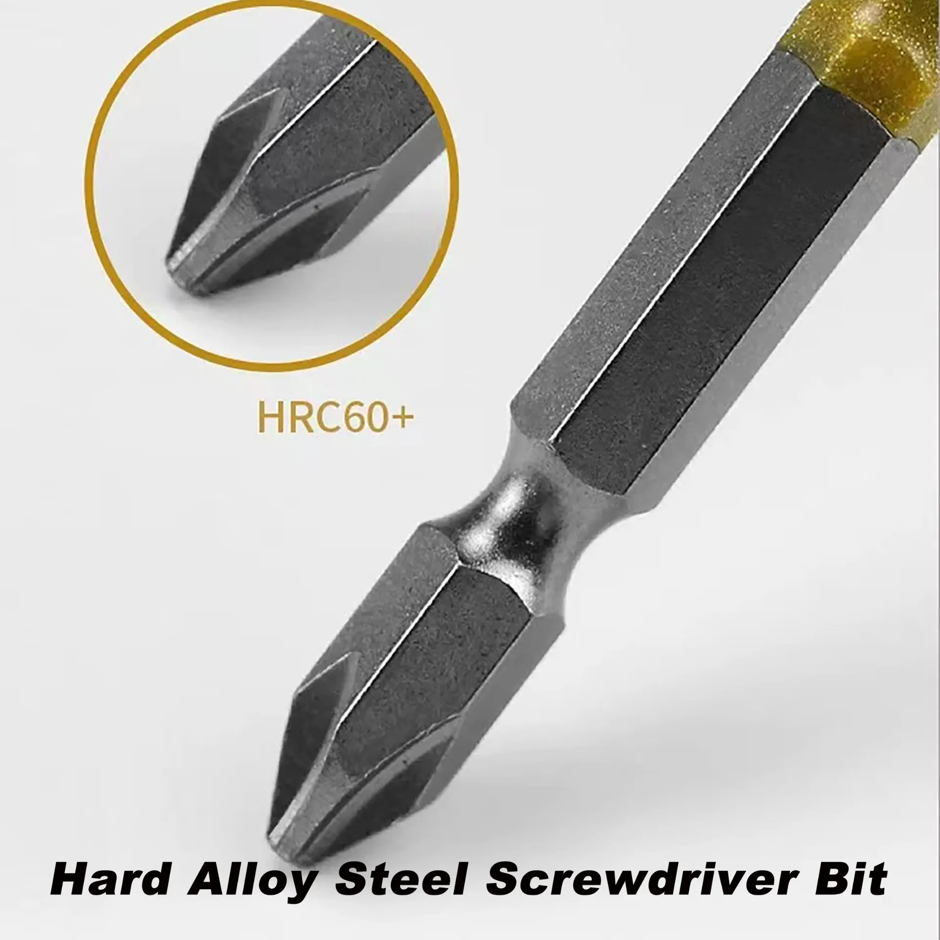 Ultra-Durable Phillips Bit - High Magnetic Tip &#038; D1 Steel